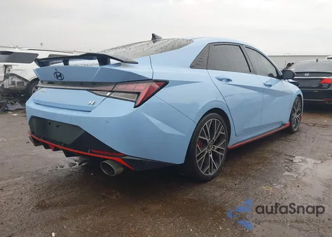 2023 Hyundai Elantra N z USA, uszkodzony, nr VIN KMHLW4AK4PU014470